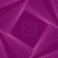 Fototapete - 3d rendering digital illustration with a pattern of pink lines on a purple background
