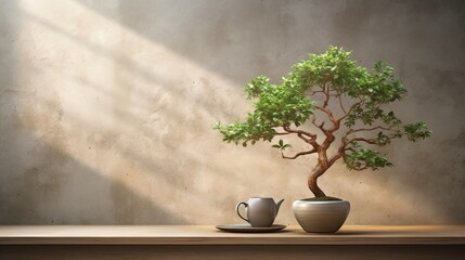 Wall Mural - tea in the garden