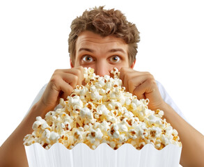 Sticker - PNG Eatting popcorn person dessert wedding human.