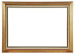 © andrew7726 - Golden picture frame on a transparent background, in PNG format.