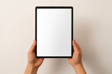 Canvas Print - PNG tablet screen mockup, transparent design