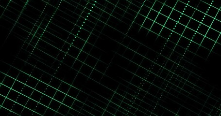 Wall Mural - futuristic movement of green matrix digital glow vertical lines, technology and cyber security conce