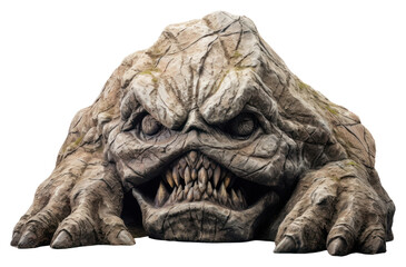 Poster - PNG Stone monster sculpture statue animal