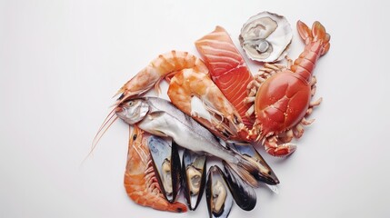 Wall Mural - Seafood Platter: A Culinary Delights