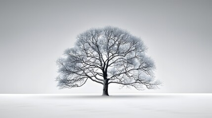 Wall Mural - a minimalist wallpaper with a simple white background and a single, elegant black line drawing of a 