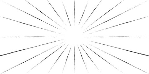 Abstract comic book radial flash explosion lines isolated. Superhero vector illustration design. Bright black light strip burst background. Flash ray blast glow. Manga anime speed lines frame.