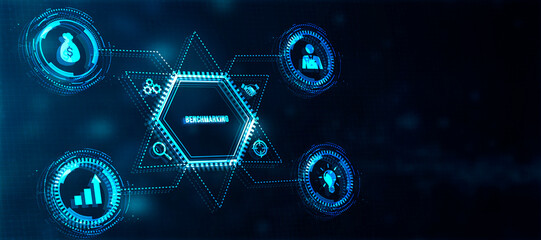 Wall Mural - Internet, business, Technology and network concept. 3d illustration