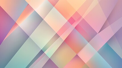 Wall Mural - Abstract Geometric Pastel Background