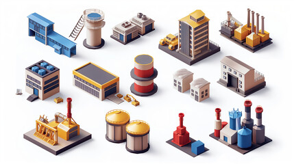 graphic resource for factory and industrial