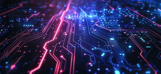 Abstract Technology Network Background.  Network Background