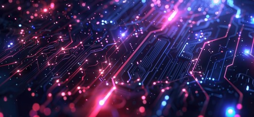 Abstract Technology Network Background.  Network Background