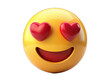 © shital - smiley face with heart. In love emoji. Png