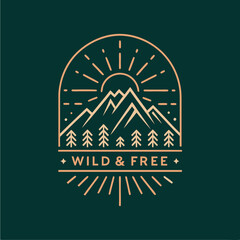 Wall Mural - cabin logo vector icon	
