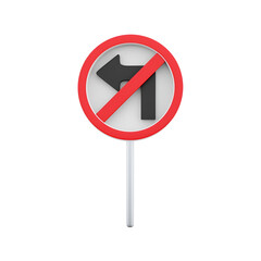 A no right turn sign indicating that right turns are prohibited Commonly used for traffic control and safety