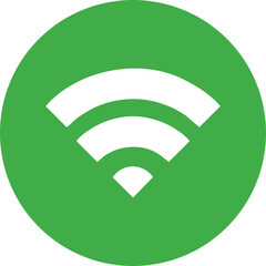 wifi, wireless, internet signal icon logo template