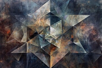 Poster - Abstract Geometric Pattern.