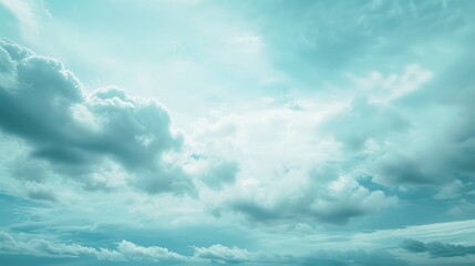 Wall Mural - Background of a sky that is blue and overcast