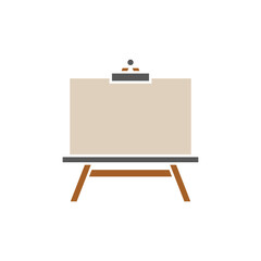 Wall Mural - paint easel icon illustration