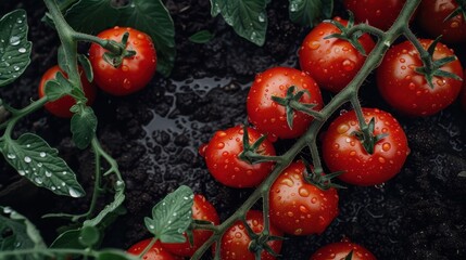 Wall Mural - The Fresh Red Tomatoes