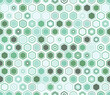 © Eugene Ga - Tileable geometric pattern. Geometric shapes of varied style and color. Hexagon pattern. Tileable pattern. Seamless background. Charming vector illustration.