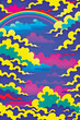 © len - A collection of backgrounds with cloud patterns in a modern style. These vibrant and richly colored designs create unique and eye-catching compositions. Perfect for adding text and creating stylish vi