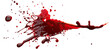 ©  Mohammad Xte - Abstract stains, splashes of real blood isolated on white background