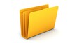 © BozStock - 3d rendering of a yellow file folder. The folder is open and empty. It is sitting on a white surface.