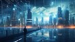 © BozStock - The image is a concept art of a futuristic city.