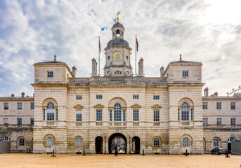 Canvas Print - Royal horse guards building in London, UK