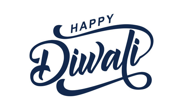 Happy Diwali text vector, Happy Diwali text design, Happy Diwali cursive font design, Diwali Festival vector, Deepavali design