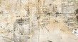 © Ars Nova - Grunge old yellow newspaper texture background wallpaper. Backdrop, weathered, worn out, abstract, tattered, artistic collage, paper, detailed composition