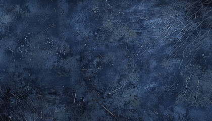 Wall Mural - Grunge weathered, scratched blue metal texture background wallpaper. Rough Backdrop, abstract, tattered, worn out material, distressed, detailed composition