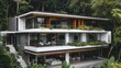 © Bijac - minimalist villa nestled in lush tropical foliage philippines architecture