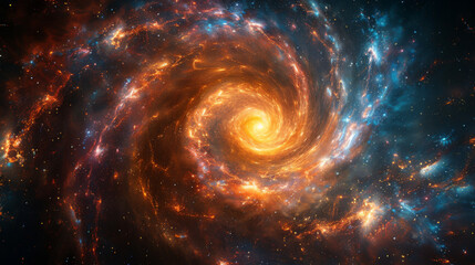 Poster - Galaxy spiral