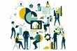 © dendyh7 - Conceptual Business Flat Illustration created with Generative AI