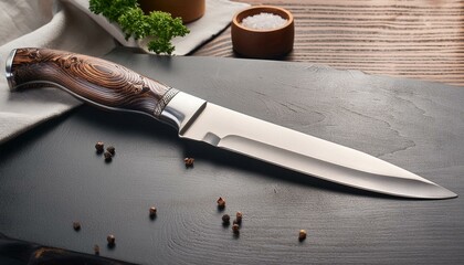Cuchillo en mesada