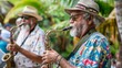 © Justlight - Local musicians entertain visitors on the tour adding to the lively and festive atmosphere of the tropical distillery.