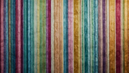 dyed fabric with irregular vertical stripes, displaying a variety of colors, background, wallpaper