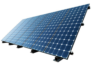 solar panels or solar cells for health clean energy and environment isolated on transparent backgrou