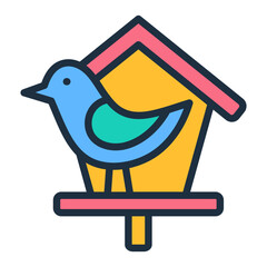 Poster - Birdhouse Icon