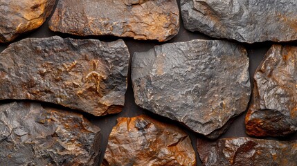 Poster - Rugged rock texture background