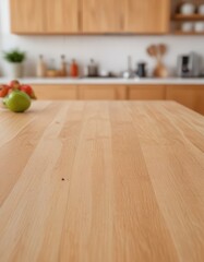 Wall Mural - close up of a kitchen table