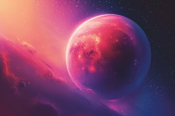 Wall Mural - mars planet astronomy universe outdoors.