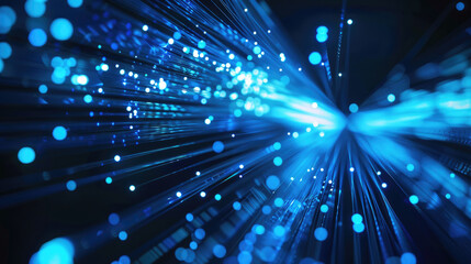 Fiber Connection Abstract Tech Background. Abstract Tech Background