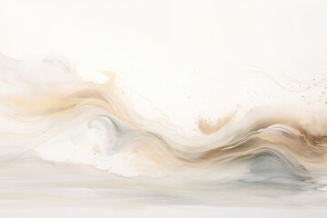 Wall Mural - sea wave backgrounds painting nature.