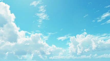 Wall Mural - sky with a clear blue hue