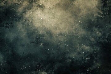 Wall Mural - Using dust particles and grain texture for the overlay film frame effect with vintage grunge design space.