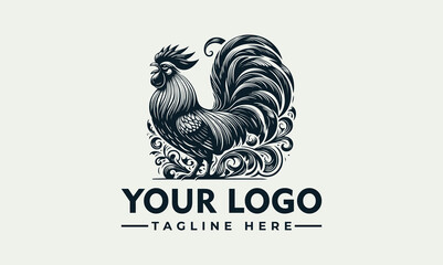 Poster - Roaster Vector Logo Symbolize Tradition, Quality, and the Art of Coffee Roasting Majestic Roaster Vector Logo A Timeless Design for Coffee, Café, and Gourmet Brands