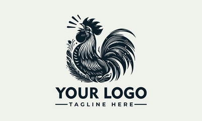 Wall Mural - Roaster Vector Logo Symbolize Tradition, Quality, and the Art of Coffee Roasting Majestic Roaster Vector Logo A Timeless Design for Coffee, Café, and Gourmet Brands