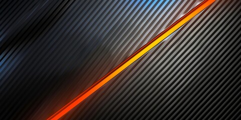 a carbon fiber background with one cyan and one orange line, 2:1, banner website, ads banner, landing page, industrial carbon wallpaper